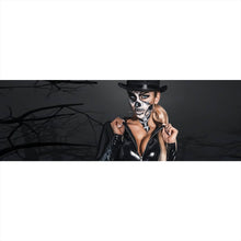 Lade das Bild in den Galerie-Viewer, Leinwandbild Blonde La Catrina Panorama