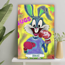 Lade das Bild in den Galerie-Viewer, Poster Boxende Comic Figuren Pop Art Hochformat