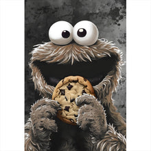 Lade das Bild in den Galerie-Viewer, Poster Braunes Keksmonster Hochformat