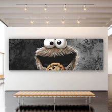 Lade das Bild in den Galerie-Viewer, Aluminiumbild Braunes Keksmonster Panorama