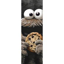 Lade das Bild in den Galerie-Viewer, Leinwandbild Braunes Keksmonster Panorama Hoch