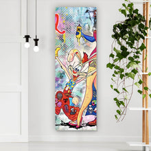 Lade das Bild in den Galerie-Viewer, Poster Bunte Collage mit Comicfiguren Roger Panorama Hoch