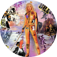 Lade das Bild in den Galerie-Viewer, Aluminiumbild gebürstet Bunte Comic Collage Bill Pop Art Kreis