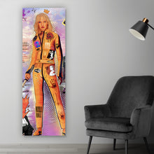 Lade das Bild in den Galerie-Viewer, Aluminiumbild Bunte Comic Collage Bill Pop Art Panorama Hoch