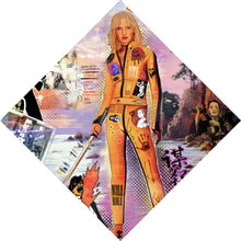 Lade das Bild in den Galerie-Viewer, Leinwandbild Bunte Comic Collage Bill Pop Art Raute