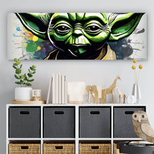 Lade das Bild in den Galerie-Viewer, Poster Bunte Cyber Figur Digital Art Panorama