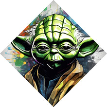 Lade das Bild in den Galerie-Viewer, Poster Bunte Cyber Figur Digital Art Raute