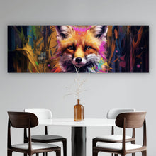 Lade das Bild in den Galerie-Viewer, Poster Bunter Fuchs im Fantasieland Panorama