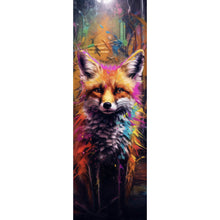 Lade das Bild in den Galerie-Viewer, Acrylglasbild Bunter Fuchs im Fantasieland Panorama Hoch