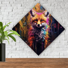 Lade das Bild in den Galerie-Viewer, Poster Bunter Fuchs im Fantasieland Raute