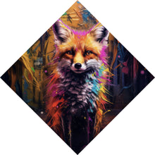 Lade das Bild in den Galerie-Viewer, Poster Bunter Fuchs im Fantasieland Raute