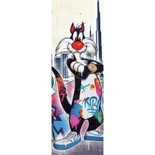 Lade das Bild in den Galerie-Viewer, Spannrahmenbild Pop Art Shopping in Dubai Panorama Hoch