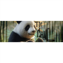 Lade das Bild in den Galerie-Viewer, Spannrahmenbild Pandabär Time to chill Panorama