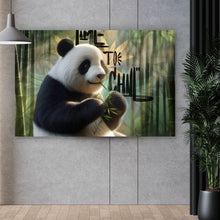 Lade das Bild in den Galerie-Viewer, Poster Pandabär Time to chill Querformat