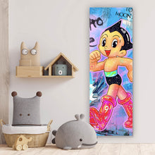 Lade das Bild in den Galerie-Viewer, Poster Collage Astro Zeichentrick Pop Art Panorama Hoch