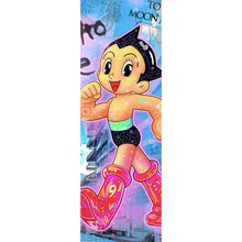 Lade das Bild in den Galerie-Viewer, Poster Collage Astro Zeichentrick Pop Art Panorama Hoch