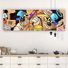 Lade das Bild in den Galerie-Viewer, Poster Collage Comicfiguren Pop Art Panorama