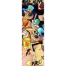 Lade das Bild in den Galerie-Viewer, Acrylglasbild Collage Comicfiguren Pop Art Panorama Hoch