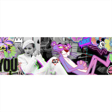 Lade das Bild in den Galerie-Viewer, Poster Marlene Panther Pop Art Vintage Panorama