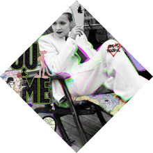 Lade das Bild in den Galerie-Viewer, Leinwandbild Marlene Panther Pop Art Vintage Raute