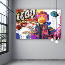 Lade das Bild in den Galerie-Viewer, Poster Collage Spiel Bausteine Querformat