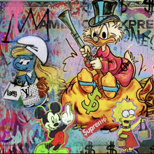 Lade das Bild in den Galerie-Viewer, Poster Collage Streetart Comic Figuren Quadrat
