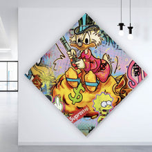 Lade das Bild in den Galerie-Viewer, Poster Collage Streetart Comic Figuren Raute