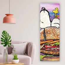 Lade das Bild in den Galerie-Viewer, Poster Comic Hund Snoopi Pop Art Panorama Hoch