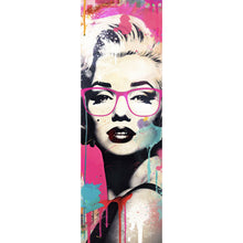 Lade das Bild in den Galerie-Viewer, Leinwandbild Cooles Pop Art Portrait einer Ikone Panorama Hoch