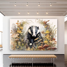 Lade das Bild in den Galerie-Viewer, Poster Dachs in herbstlicher Stimmung Querformat
