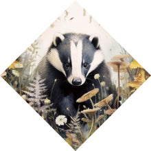 Lade das Bild in den Galerie-Viewer, Poster Dachs in herbstlicher Stimmung Raute
