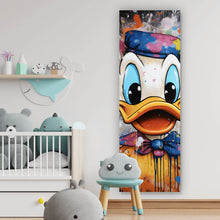 Lade das Bild in den Galerie-Viewer, Aluminiumbild gebürstet Abstrakt Donald Panorama Hoch