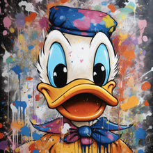 Lade das Bild in den Galerie-Viewer, Leinwandbild Abstrakt Donald Quadrat