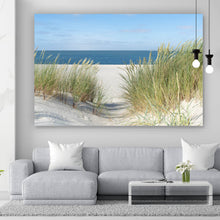 Lade das Bild in den Galerie-Viewer, Aluminiumbild Dünen an der Nordsee Querformat
