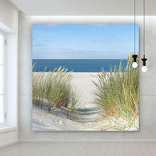 Lade das Bild in den Galerie-Viewer, Spannrahmenbild Dünen an der Nordsee Quadrat
