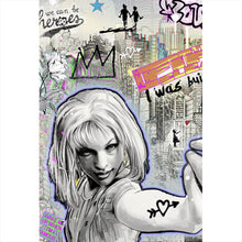 Lade das Bild in den Galerie-Viewer, Poster 5th Element Pop Art Graffiti Hochformat