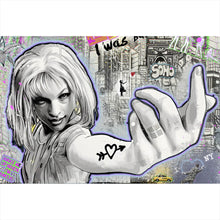Lade das Bild in den Galerie-Viewer, Aluminiumbild 5th Element Pop Art Graffiti Querformat