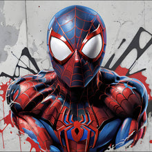 Lade das Bild in den Galerie-Viewer, Aluminiumbild Superheld Spider Quadrat