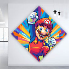 Lade das Bild in den Galerie-Viewer, Poster Dynamisches Pop Art mit Retro Charakter Raute