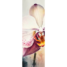 Lade das Bild in den Galerie-Viewer, Spannrahmenbild Edle Aquarell Orchidee Panorama Hoch