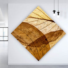 Lade das Bild in den Galerie-Viewer, Poster Edle Blattstruktur im Herbst Raute
