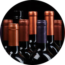 Lade das Bild in den Galerie-Viewer, Aluminiumbild Edle Weinflaschen Kreis
