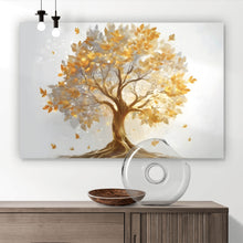 Lade das Bild in den Galerie-Viewer, Poster Edler Goldener Baum Querformat