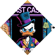 Lade das Bild in den Galerie-Viewer, Aluminiumbild Eindrucksvolles Entenmotiv mit Geldsymbolen Raute