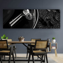 Lade das Bild in den Galerie-Viewer, Leinwandbild Elegante Oldtimer Scheinwerfer Panorama