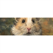Lade das Bild in den Galerie-Viewer, Poster Eleganter Hamster in viktorianischer Kleidung kunstvoll gemalt Panorama