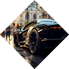 Lade das Bild in den Galerie-Viewer, Leinwandbild Eleganter Sportwagen in der Stadt Raute