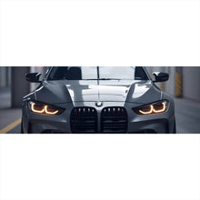 Lade das Bild in den Galerie-Viewer, Leinwandbild Eleganter Sportwagen in moderner Tiefgarage Panorama