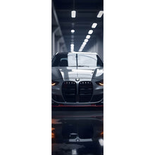 Lade das Bild in den Galerie-Viewer, Acrylglasbild Eleganter Sportwagen in moderner Tiefgarage Panorama Hoch