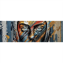 Lade das Bild in den Galerie-Viewer, Acrylglasbild Elegantes Gesichtsporträt einer Frau No.2 Panorama